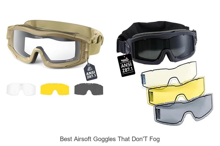 Best Airsoft Goggles That Don’t Fog: Unbeatable Clear Vision!