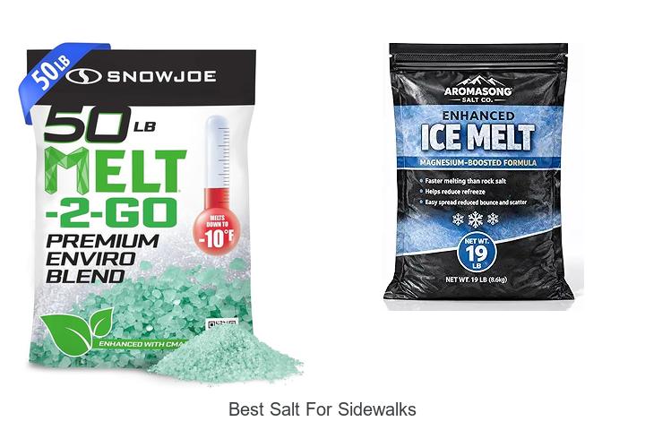 Top 10 Best Salt For Sidewalks That Melts Ice Fast
